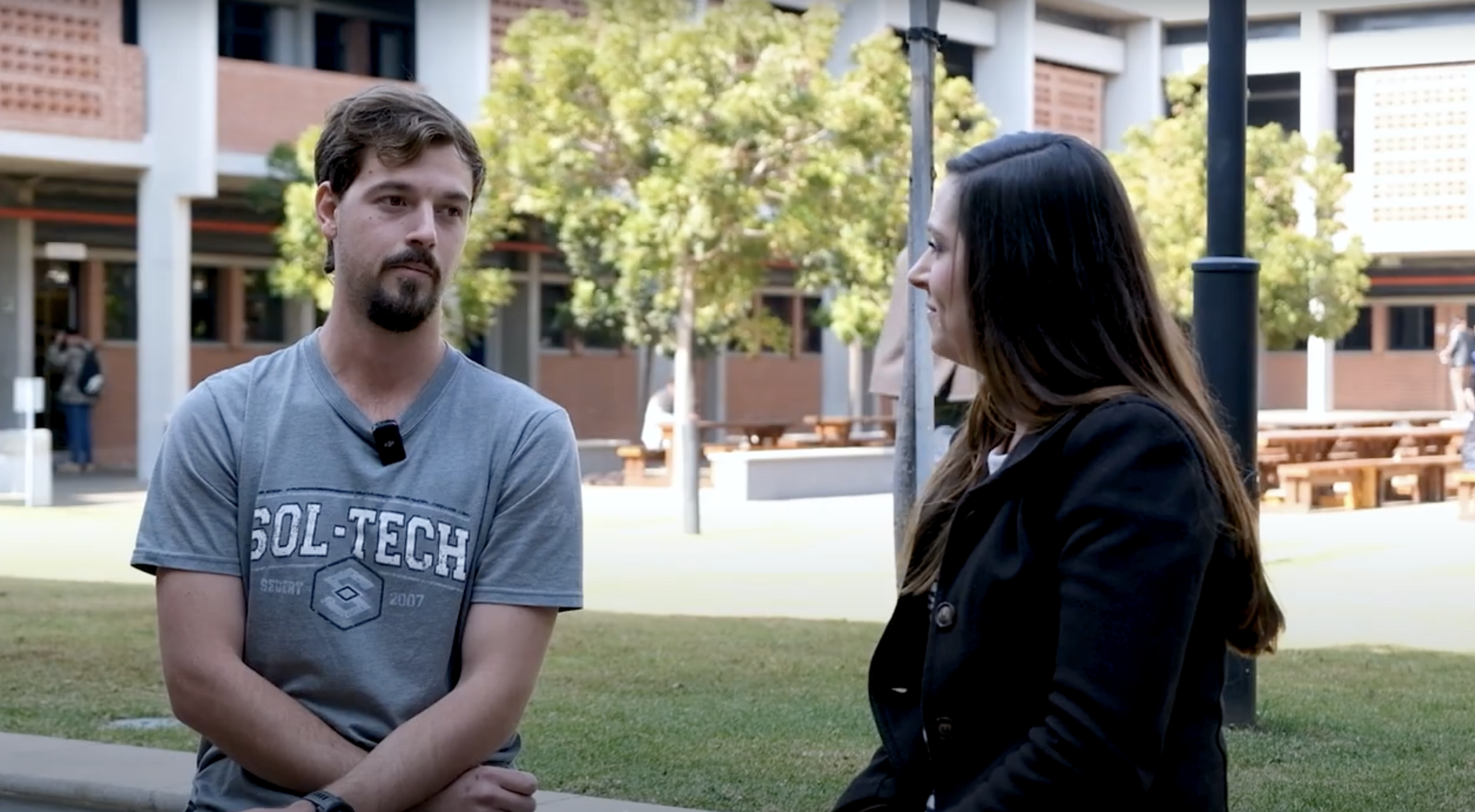 Matthys Bekker, oudstudent vertel oor sy indiensopleiding.